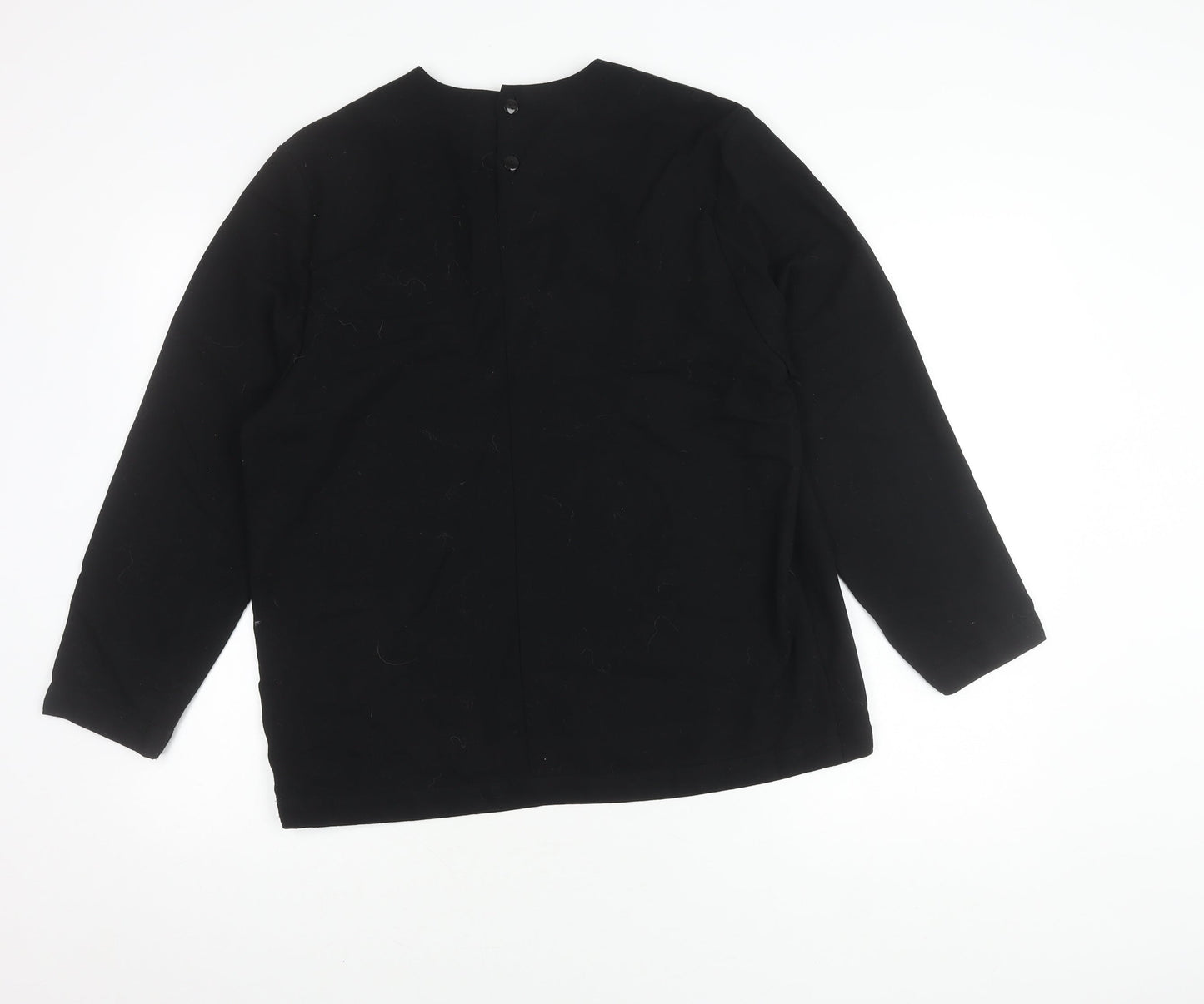 Womens UK Size 16 St Michael Black  Blouse