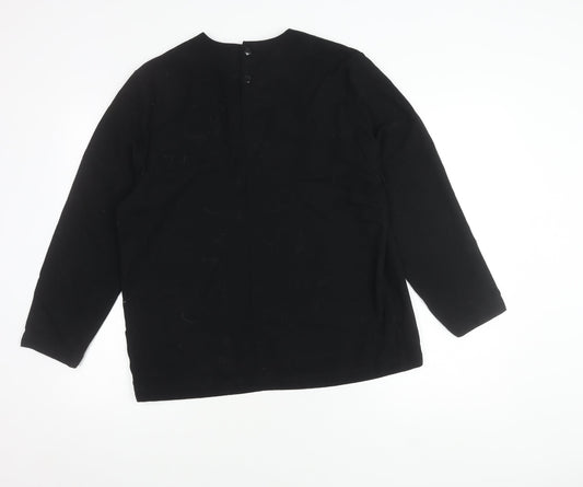 Womens UK Size 16 St Michael Black  Blouse