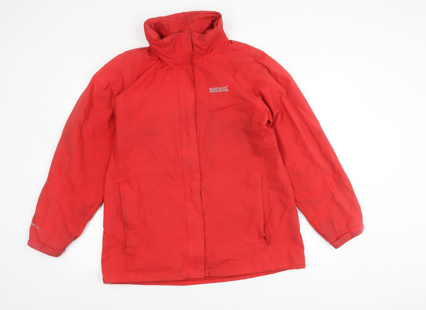 Womens UK Size 16 Regatta Red Rain Coat