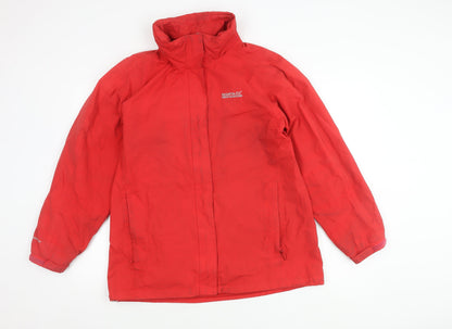 Womens UK Size 16 Regatta Red Rain Coat