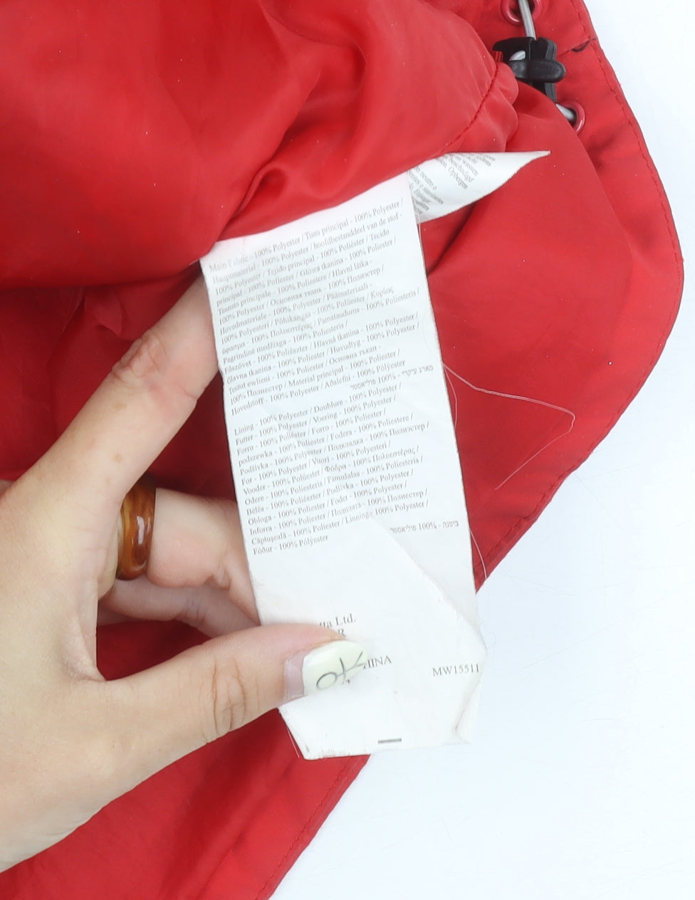 Womens UK Size 16 Regatta Red Rain Coat