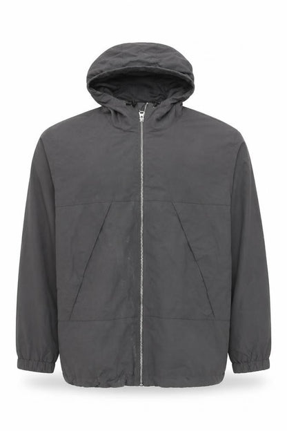 Mens UK Size L H&M Black Windbreaker Coat