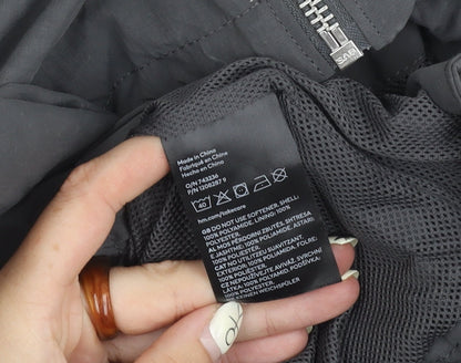 Mens UK Size L H&M Black Windbreaker Coat