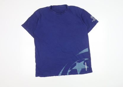 Men's XL Blue UEFA Champions League T-Shirt