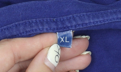 Men's XL Blue UEFA Champions League T-Shirt