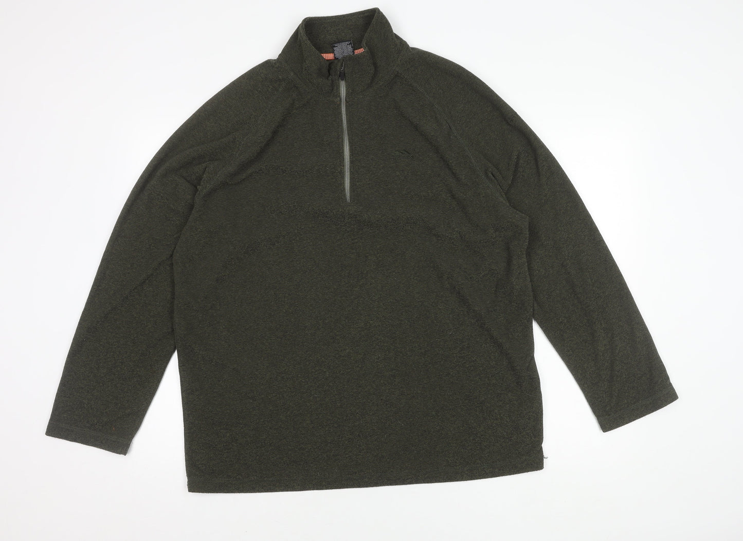 Mens UK Size 2XL Trespass Green Basic Jacket