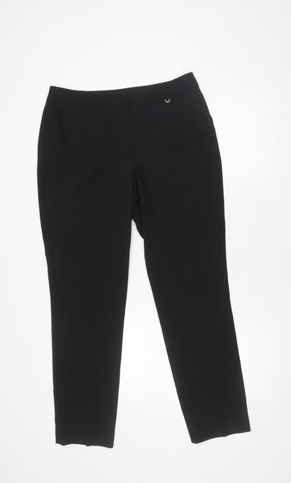 Dorothy Perkins Black Women's Straight Trousers Size 12