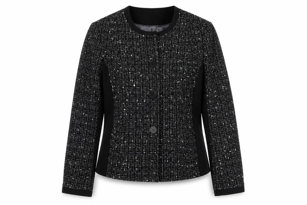 Womens UK Size 14 Busy Regular Black Suit Jacket