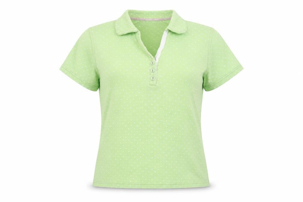 Womens UK Size 10-12 EWM Pure Classics Green  Polo