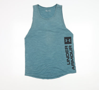 Under Armour Men's Blue Sleeveless T-Shirt M