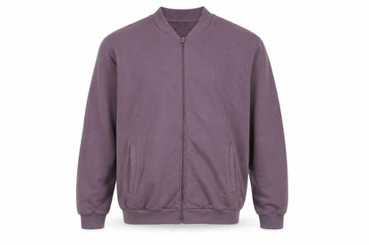 Mens UK Size XL Cotton Traders Purple Bomber Jacket