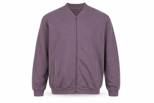 Mens UK Size XL Cotton Traders Purple Bomber Jacket