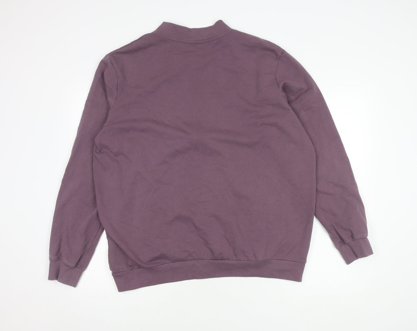 Mens UK Size XL Cotton Traders Purple Bomber Jacket