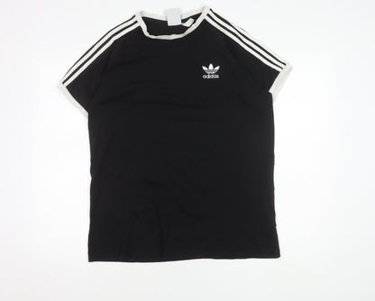 Adidas Men's Black L Sports T-Shirt, Short Sleeve