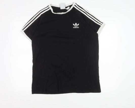 Adidas Men's Black L Sports T-Shirt, Short Sleeve