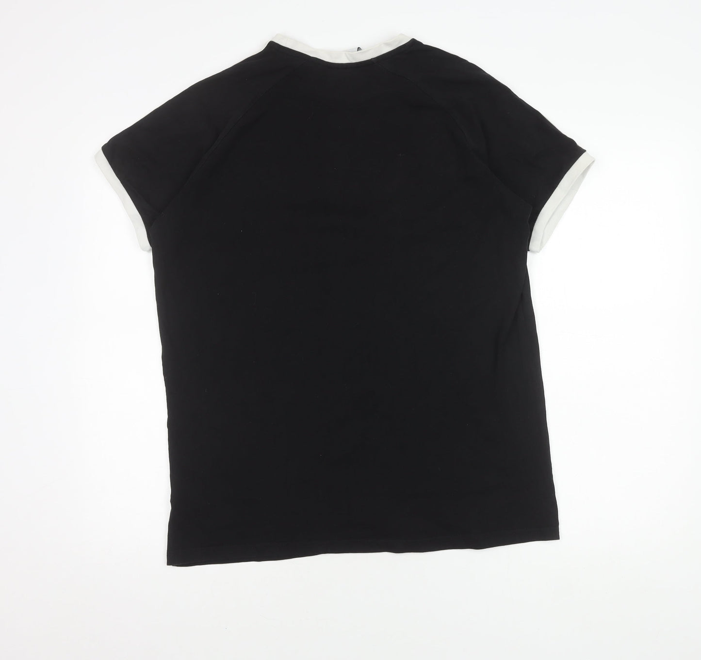 Adidas Men's Black L Sports T-Shirt, Short Sleeve