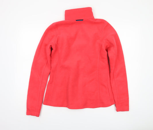 Columbia Women's Red Fleece Jacket, Size M, Full Zip