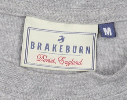 Brakeburn Men's Grey Medium Graphic T-Shirt