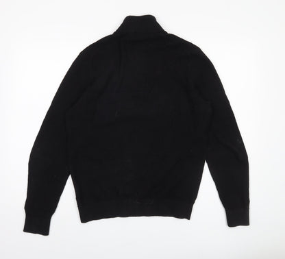 Jeff Banks Men's Black M Waffle-Knit Jumper