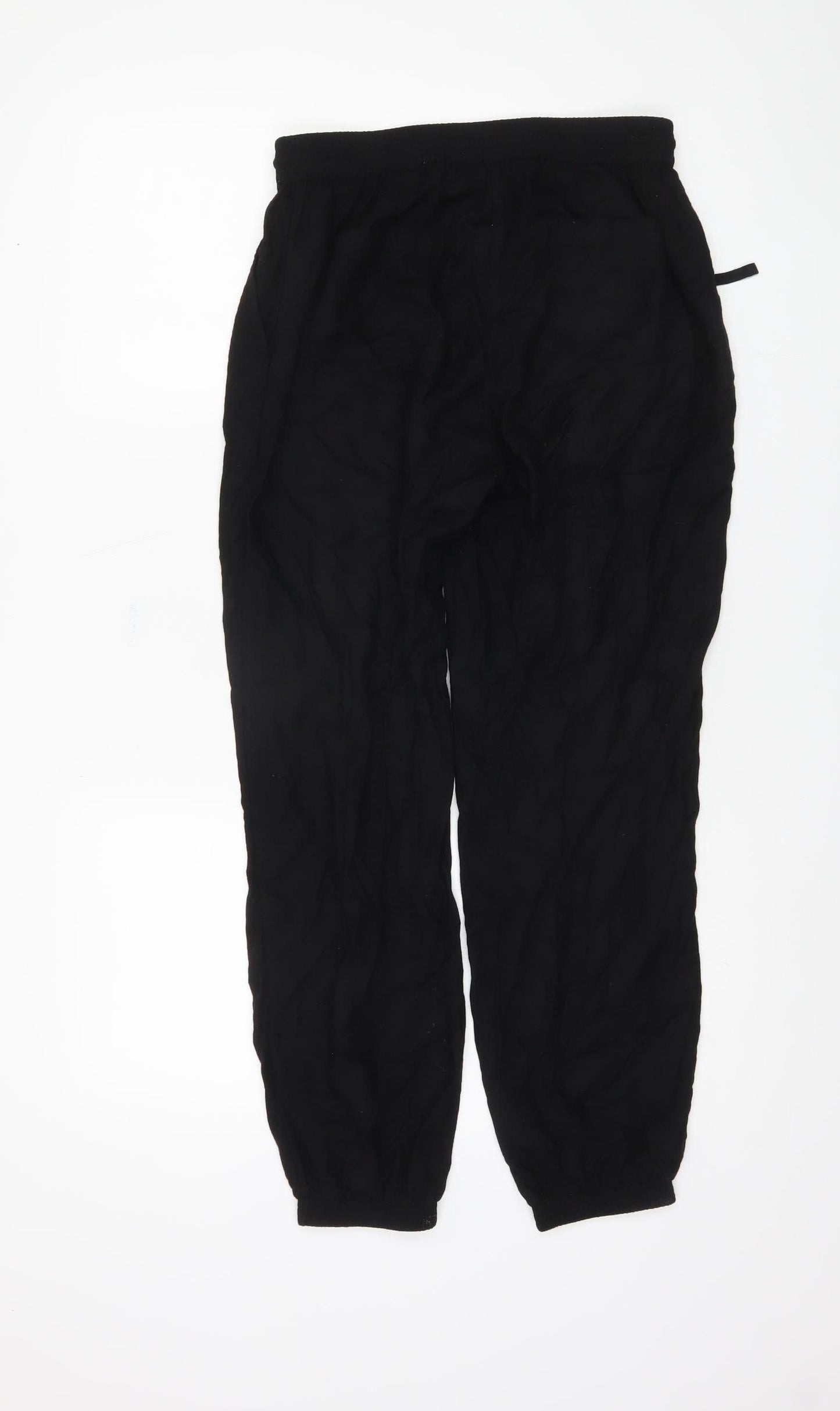 Fat Face Women's Black Trousers Size 8, Viscose, Elastic Waist