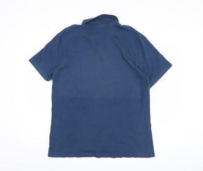 Jaeger Men's Blue Polo Shirt L - Casual Summer Wear