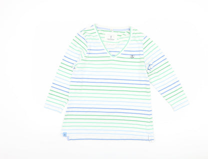 Lighthouse Women's Striped Long Sleeve T-Shirt Size 10