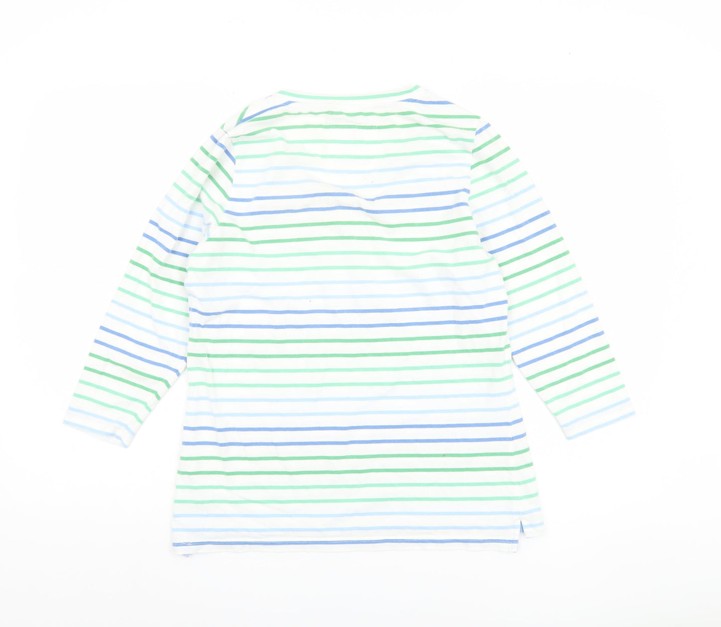 Lighthouse Women's Striped Long Sleeve T-Shirt Size 10