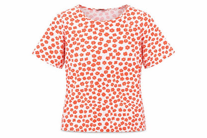 Marks and Spencer Women's Floral Cotton T-Shirt Size 8