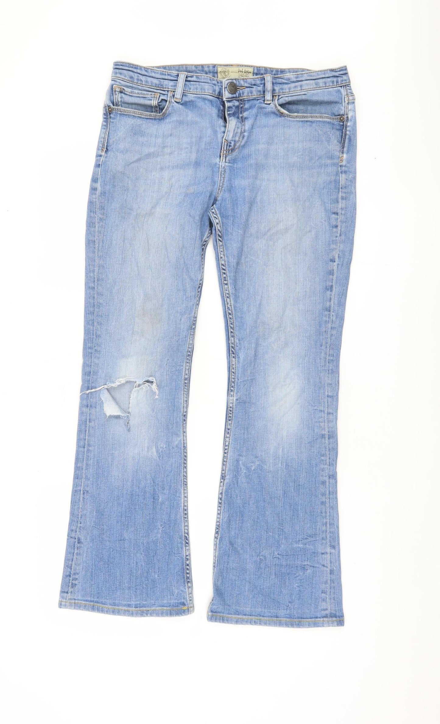 Fat Face Women’s Blue Flared Jeans Size 12 Regular