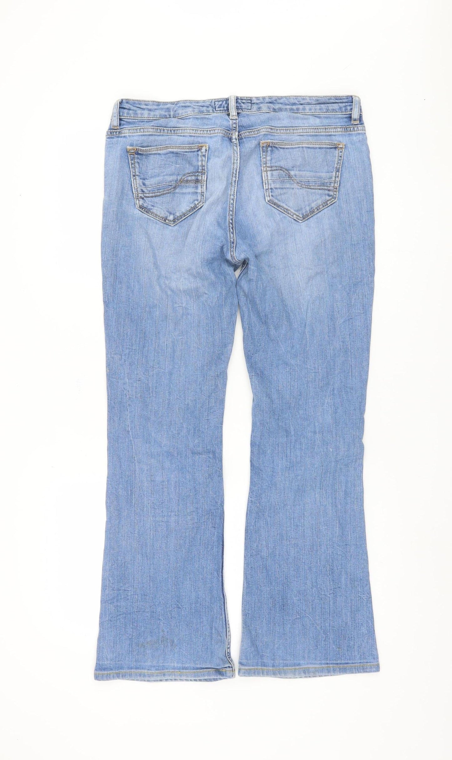 Fat Face Women’s Blue Flared Jeans Size 12 Regular