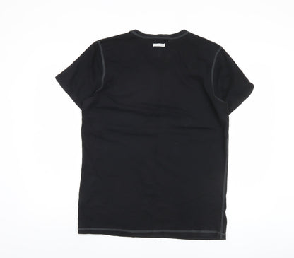 Jack & Jones Men’s Black Crew Neck T-Shirt - Size L