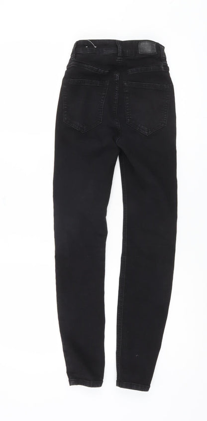 Pull&Bear Women's Black Skinny Jeans Size 6