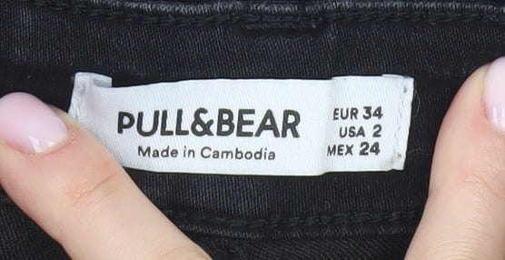 Pull&Bear Women's Black Skinny Jeans Size 6