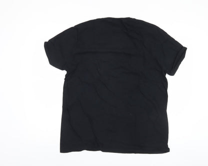 Capsule Men's Black City Theme Graphic T-Shirt L