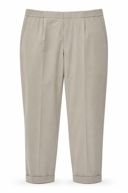 Mens UK Size 3XL Marks and Spencer Regular Fit Cropped Beige Trousers