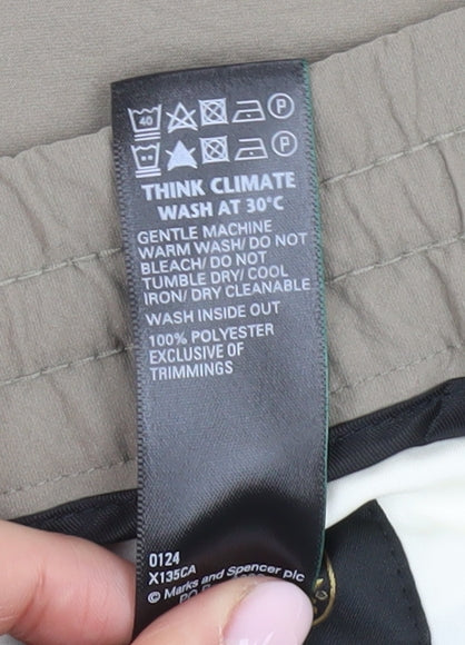 Marks and Spencer Men's Beige Cropped Trousers 3XL