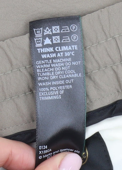 Marks and Spencer Men's Beige Cropped Trousers 3XL