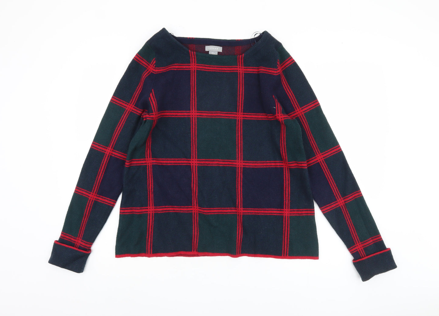 Womens UK Size L Kenar Multicoloured Pullover Jumper
