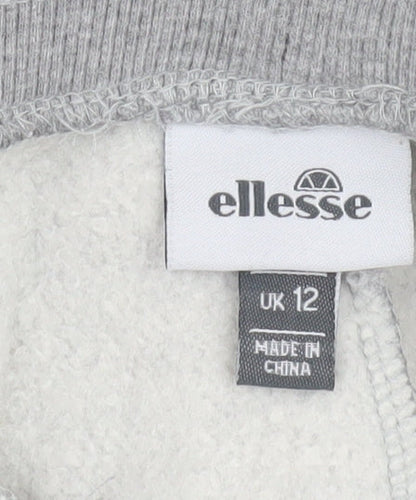 Ellesse Women's Grey Joggers Size 12 Casual Wear