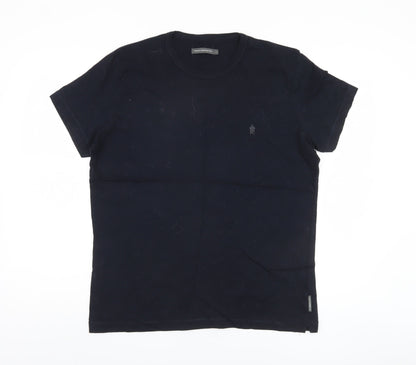 Mens UK Size L French Connection Black  T-Shirt