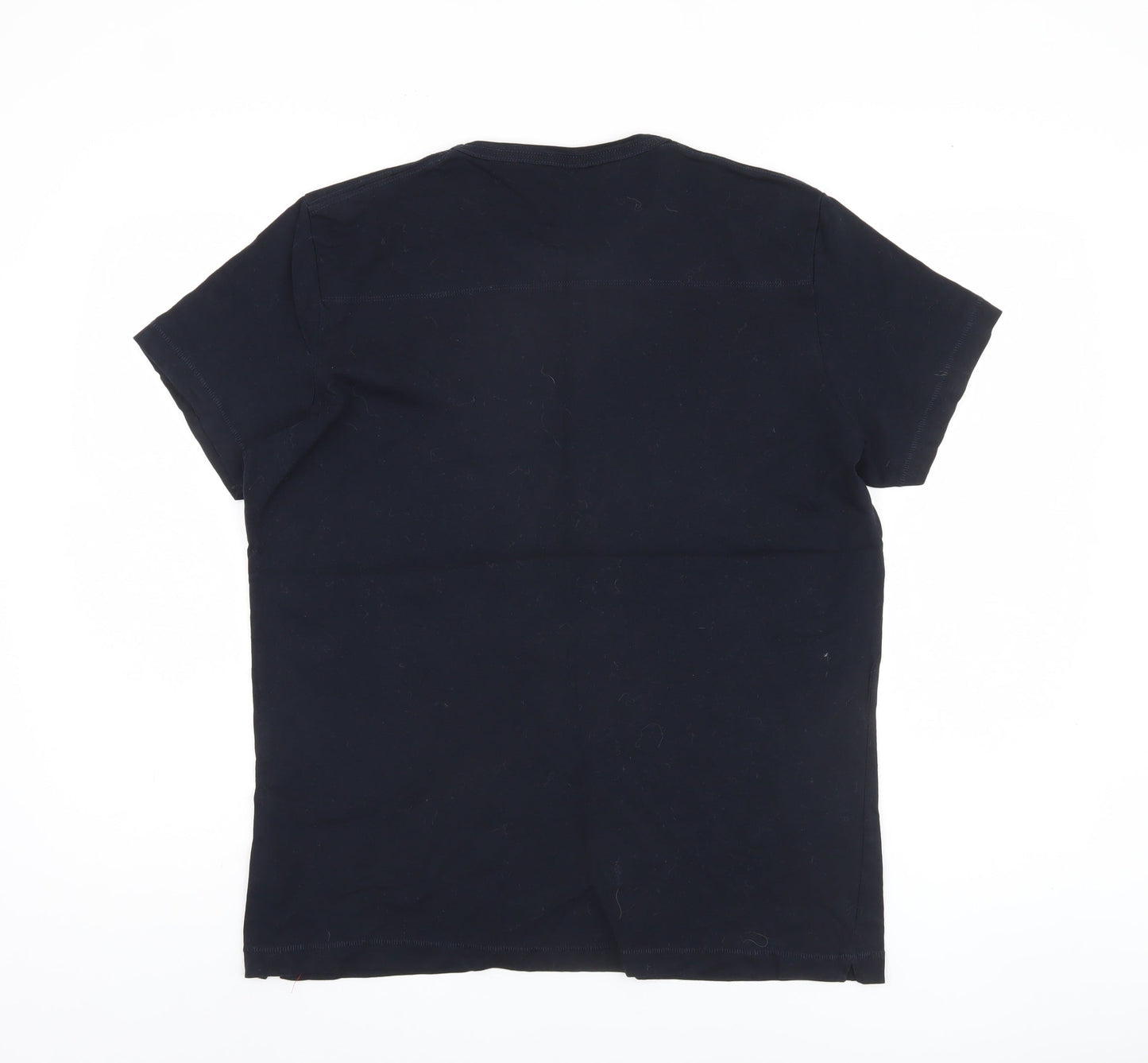 Mens UK Size L French Connection Black  T-Shirt