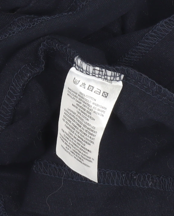 Mens UK Size L French Connection Black  T-Shirt