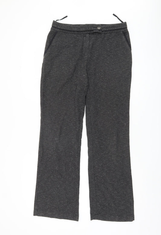 Womens UK Size 10 Marks and Spencer Regular Fit  Grey Trousers