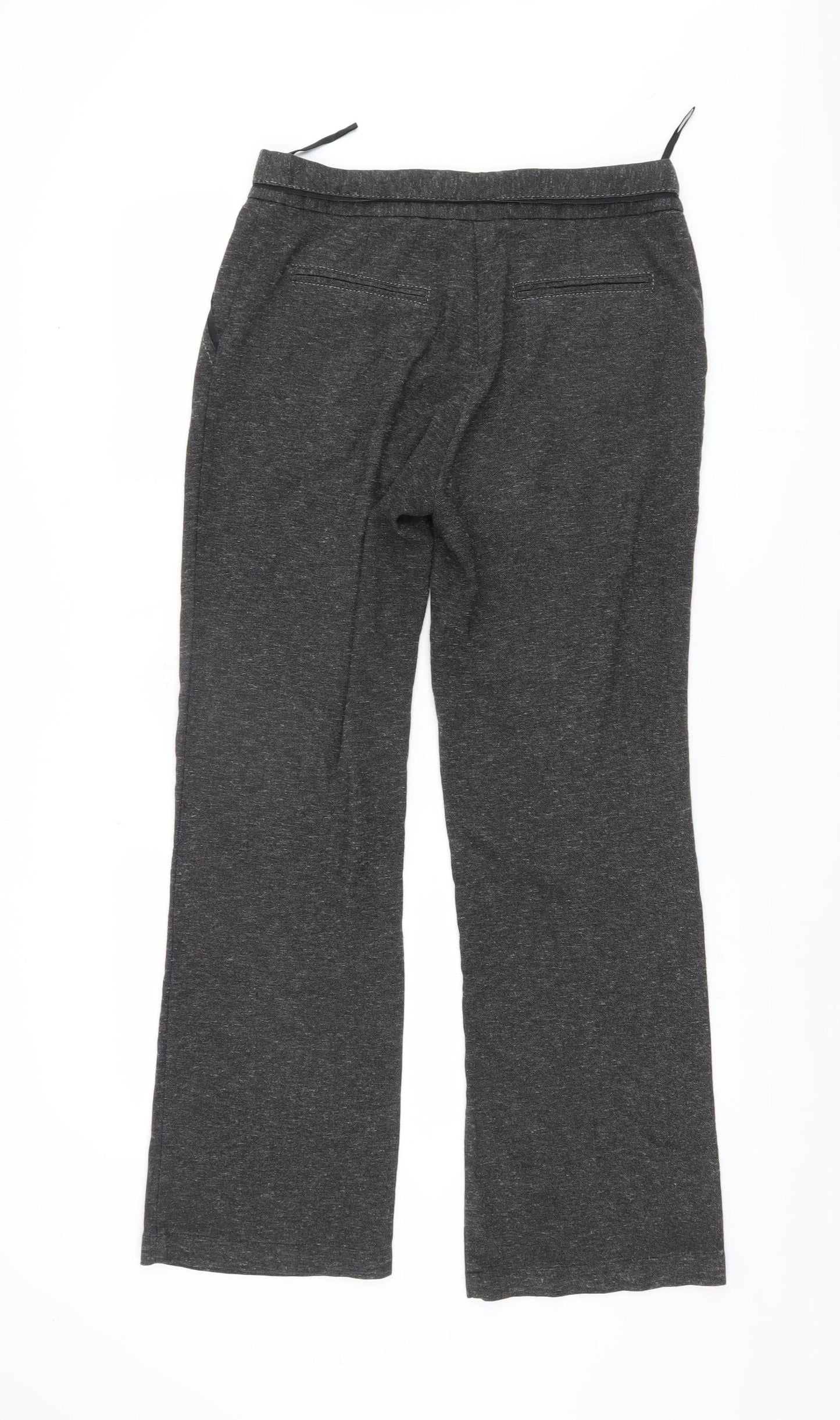 Womens UK Size 10 Marks and Spencer Regular Fit  Grey Trousers