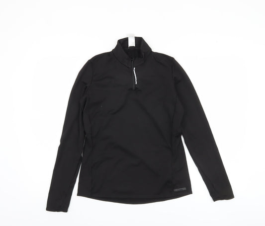 Decathlon Women's Black Pullover Athletic Top Size 10