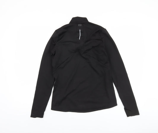 Decathlon Women's Black Pullover Athletic Top Size 10