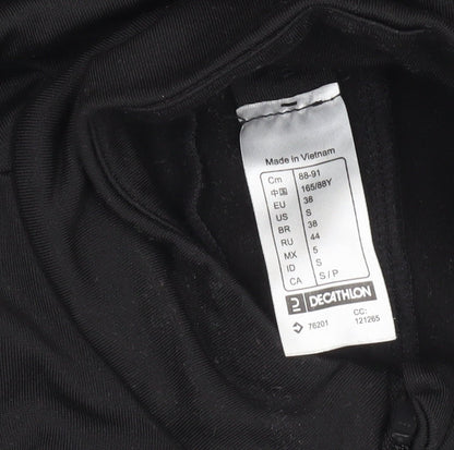 Decathlon Women's Black Pullover Athletic Top Size 10