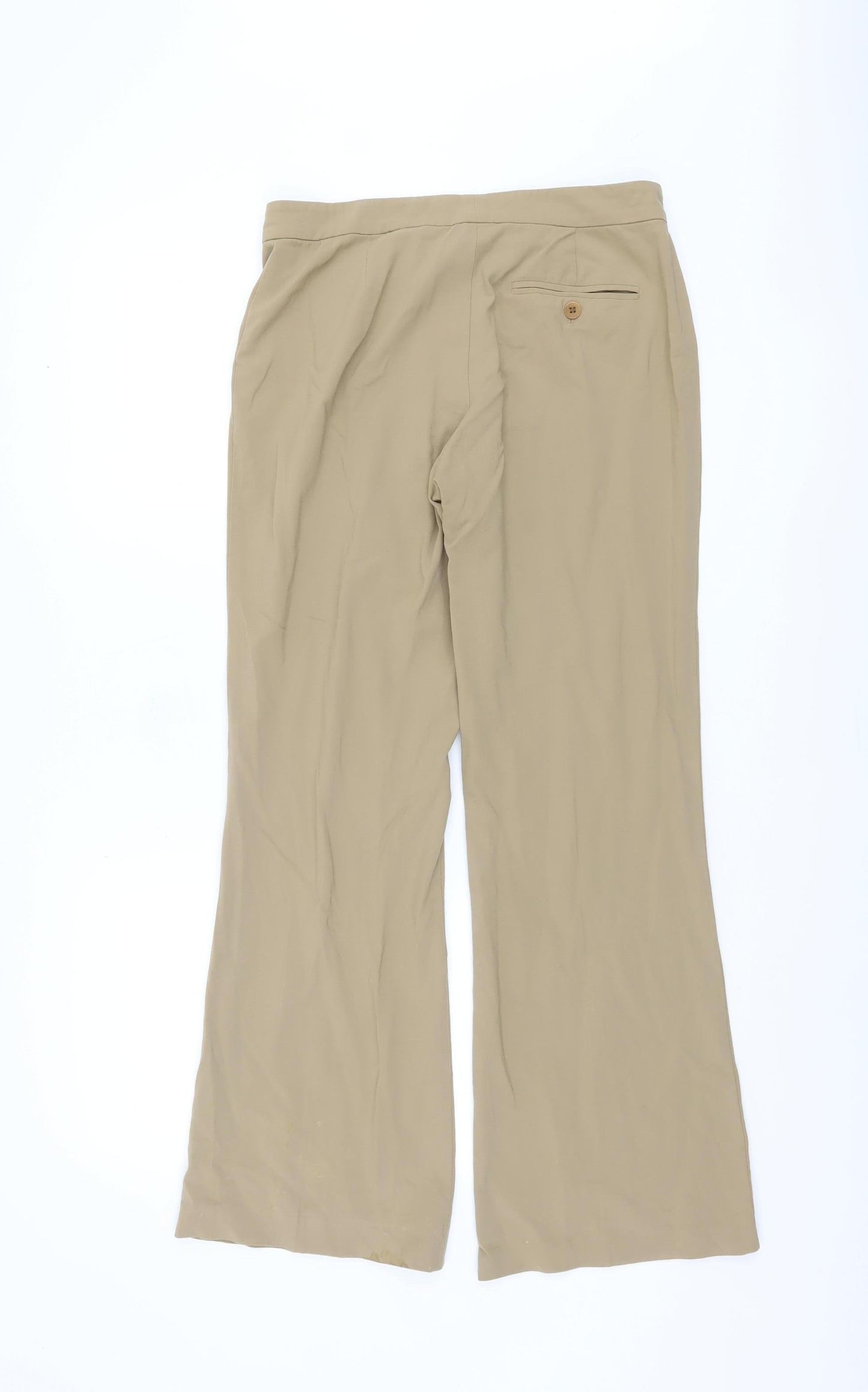 Ralph Lauren Women's Beige Wool Trousers Size 6