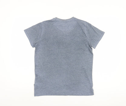 Baker Boys Blue Graphic T-Shirt, 13 Years, Casual Style