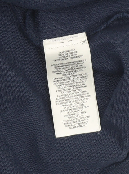 Ralph Lauren Boys Blue Polo Shirt, Size M, Short Sleeve
